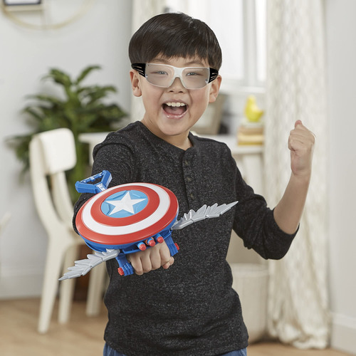 Nerf Blaster Marvel Mech Strike Mecasaurs Capitán América