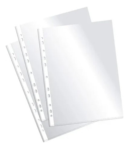 Fundas Protectoras Plasticas Transparente Carta 100 Unid