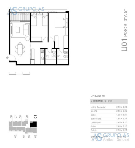 Torre Rich - Departamentos 2 Dorm. Con 2 Baños