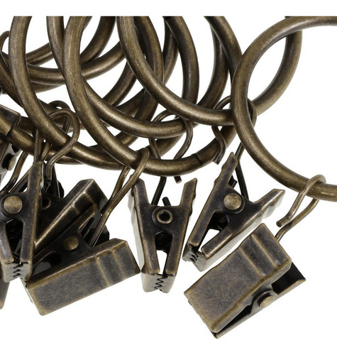 De Clips For Cortinas For Paneles De Cortinas, Bronce 25mm