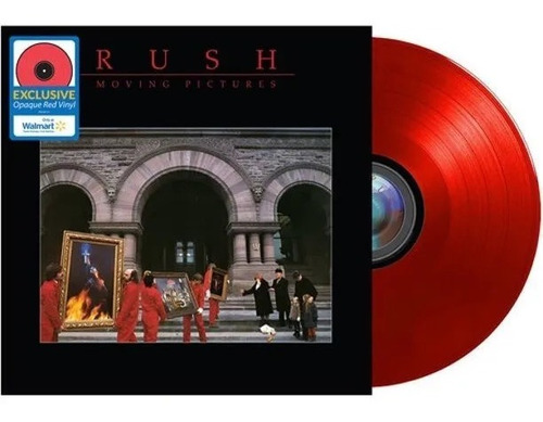 Vinilo Rush Moving Pictures LP, rojo opaco, exclusivo de Walmart