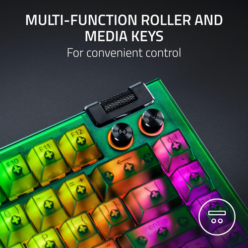 Teclado Mecânico Para Jogos Razer Blackwidow V4 75% Verde