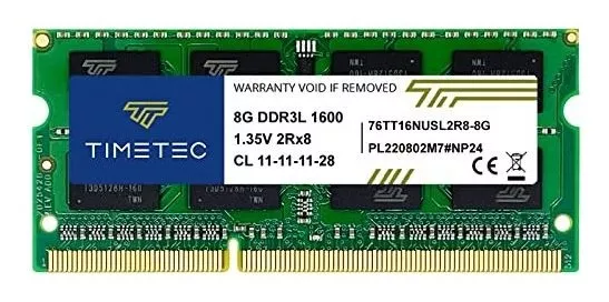 Ram Ddr3l 8gb Timetec Hynix Ic - Intel Nuc/mini Pc/htpc -