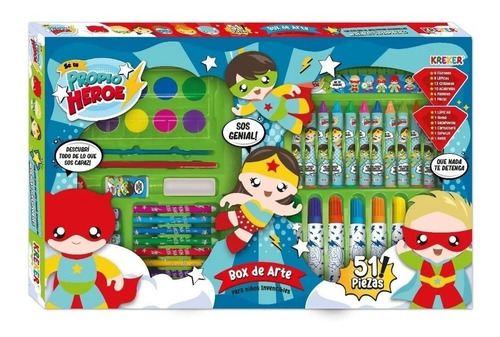 Set De Arte Se Tu Ptopio Heroe Kreker Art 3808 Loonytoys