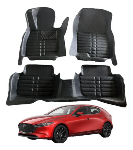 Funda De Piso 3d Mazda 3 Hatchback 2016-23 Calce Perfecto
