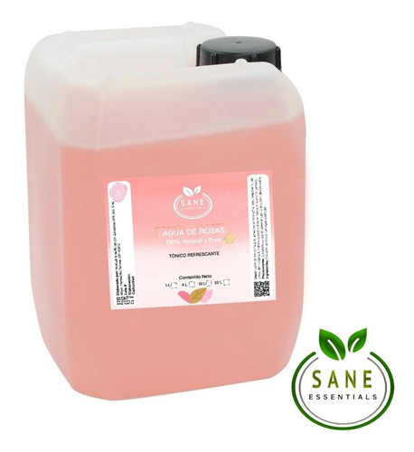 Agua De Rosas Tónico Facial 20 Litros 100% Natural Y Pura Tipo de piel Todo tipo de piel