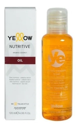 Yellow Nutritive Alfaparf Oil Argan Y Coco X120 Ml.