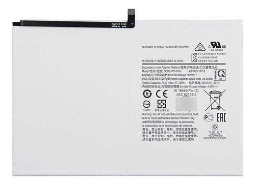 Bateria Compatível Com Galaxy Tab A7 Sm-t500 Sm-t505c 10.4 