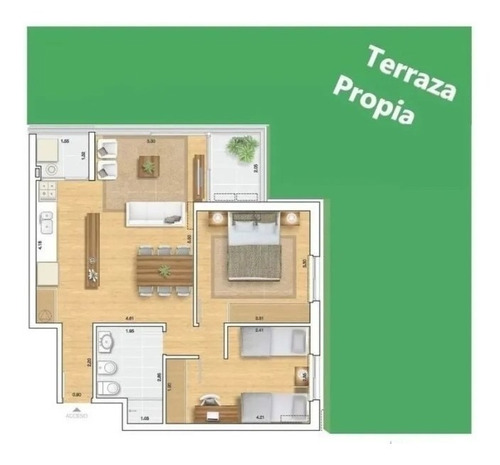 Imagen 13 de 27 de Venta Oportunidad 2 Dormitorios Terraza De 74 M2 Palermo