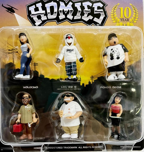 Homies Serie 13 Set 1 De 4