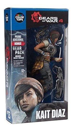 Imagen 2 de 3 de Gears Of War 4 Kait Diaz 7 Figura De Acción Colecciona...