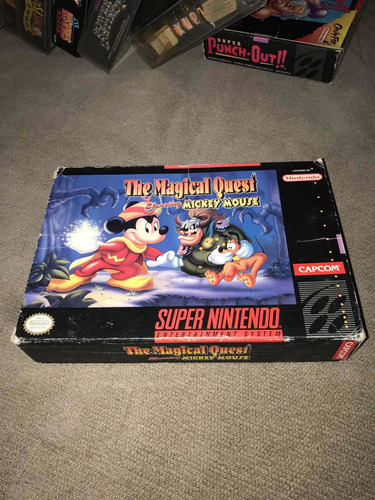 The Magical Quest Starring Mickey Mouse Super Nintendo Snes!