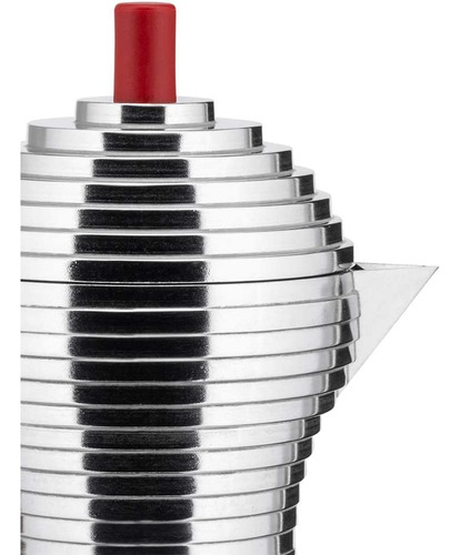 Imagen 6 de 7 de Cafetera Espresso Alessi Pulcina, 3 Tazas, Aluminio Fundido