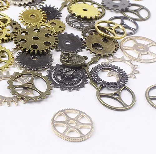 Engranajes Steampunk Antiguos Metalicos A Colgado