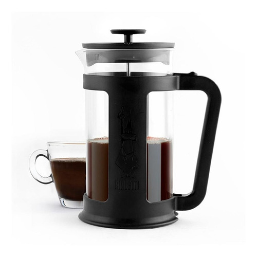 Imagen 2 de 2 de Cafetera Bialetti Smart 3 Cups manual negra prensa francesa