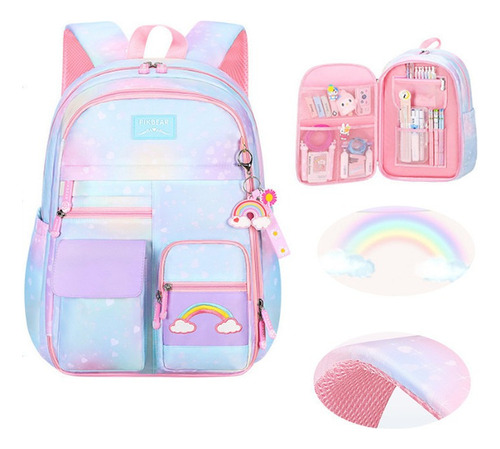 Colegiala Mujer Arco Iris Mochila Mujer