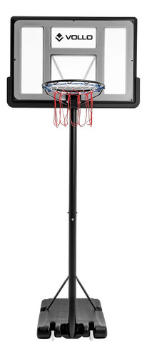 Tabela De Basquete Portátil Ajustável Aro 45cm Vollo