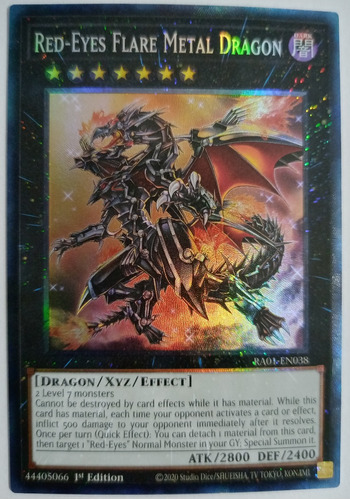 Red-eyes Flare Metal Dragon - Collector´s Rare    Ra01