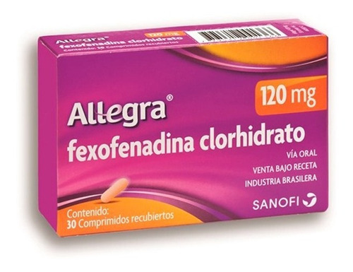 Allegra® 120 Mg X 30 Comprimidos Recubiertos