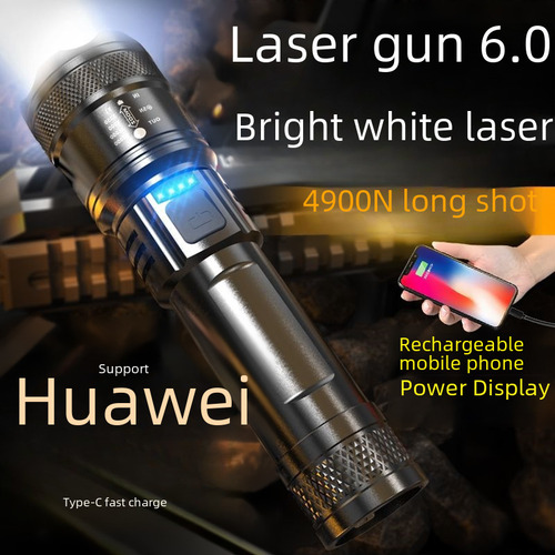 Linterna Con Zoom P50 - Linterna Impermeable Con Zoom Para E