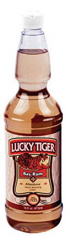 Lucky Tiger Bay Rum After Shave, 16 Ounce