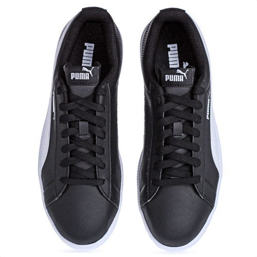 Sapato Preto Couro Sintético Puma Leve Macio - Original
