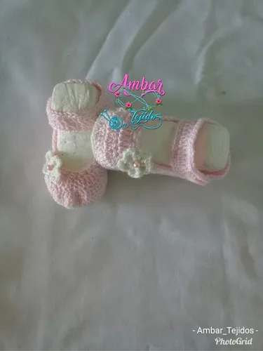 Zapatos Tejidos Para Bebé