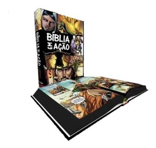 Imagem 1 de 6 de Bíblia Em Acao Em Quadrinhos Capa Dura Original