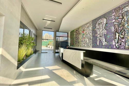 Estudio Nuevo Con Amplio Balcón En Ñuñoa, Piso 4