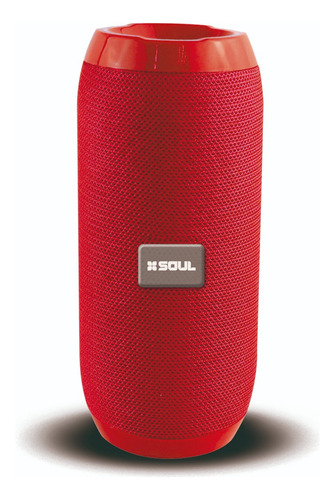 Parlante Portatil Soul Xs 100 Con Bluetooth Color Rojo