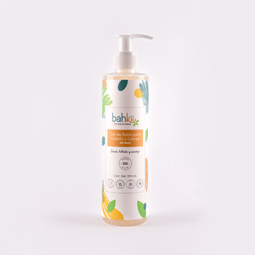 Gel De Baño Bebé Bahkii Cabello Y Cuerpo 300ml Sin Lagrimas