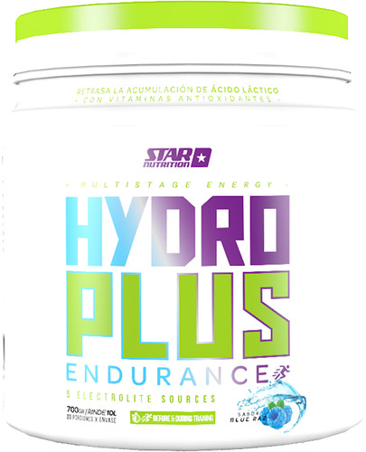 Hydro Plus Endurance 700 G Star Nutrition Sabor Blue Razz