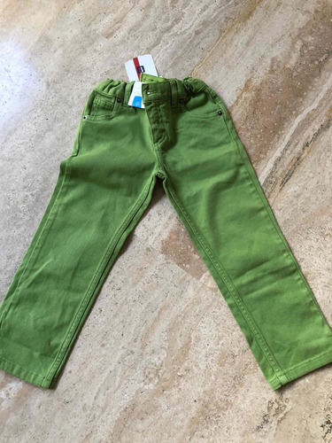 Pantalón Jean Kidkind Prenatal Nina Verde T4 (k20)