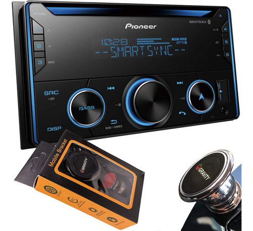 Pioneer Fh-s520bt Cd Doble Din Aplicacion Smart Sync Mixtrax