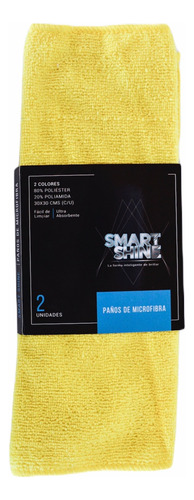 Paño Microfibra Smart Shine 2 Pack 30x30 Cm