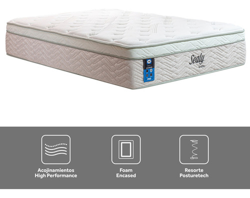 Colchón Matrimonial Sealy Posturepedic Griffin Advanced Color Blanco
