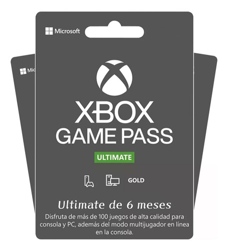 Xbox Game Pass Ultimate 6 Meses + 3 Meses De Regalo