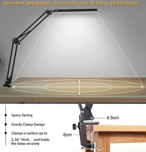 Lámpara De Lectura O Escritorio Led Regulable