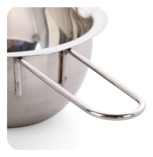 . Pote Metls Inox Para Banho Maria 600 Ml Para
