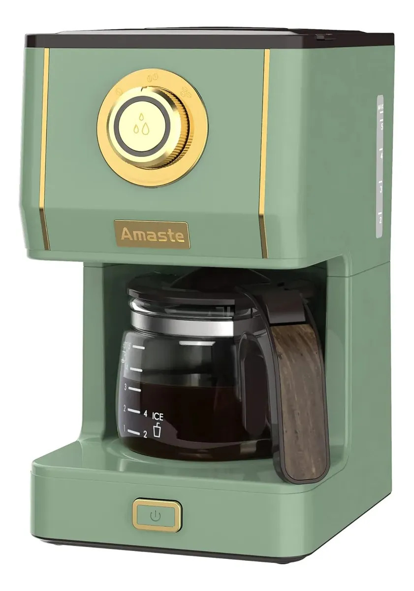 Cafetera De Goteo Amaste Cafetera Retro Verde Matcha