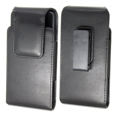 Capa Couro Prendedor Clip Cinto Capa Celular Clip Giratório