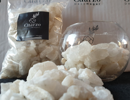 Imagen 3 de 3 de Cuarzo Blanco Tamaño Gravilla Formato 1 Kg