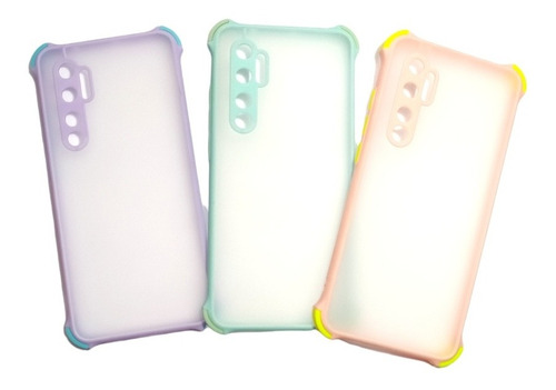 Carcasa Para Xiaomi Mi Note 10 Lite Borde Color Anti Prot Ca