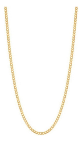 10 Cadenitas Collares De Metal 50cm Con Mosquetón Dorado