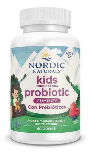 Probioticos Niños Nordic Flora Naturals X 60 Gomas