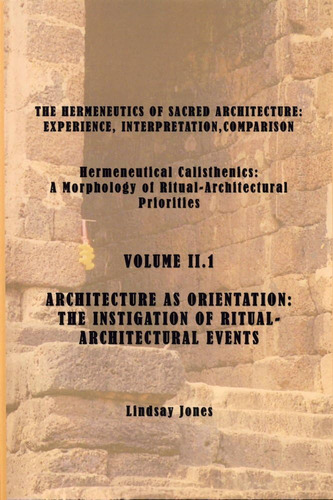 Libro: En Inglés La Hermenéutica De La Arquitectura Sagrada