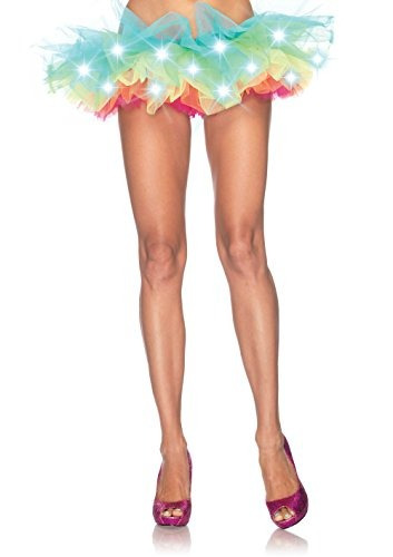 Leg Avenue Led Light Up Rainbow Neon Tutu