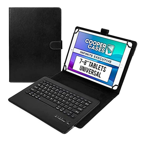 Funda Con Teclado Para Tableta De 7 a 8 Pulgadas, Cooper Inf