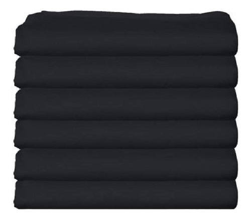 Bkb Daycare 6 Piece Fitted Crib And Toddler Sheets, Black
