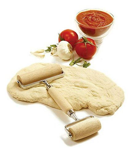 Rodillo De Madera  Para Pastelería/pizza 4.25in/10.5cm